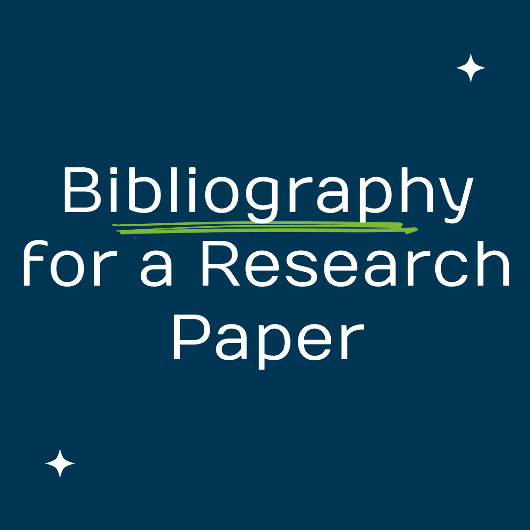 bibliography means in research