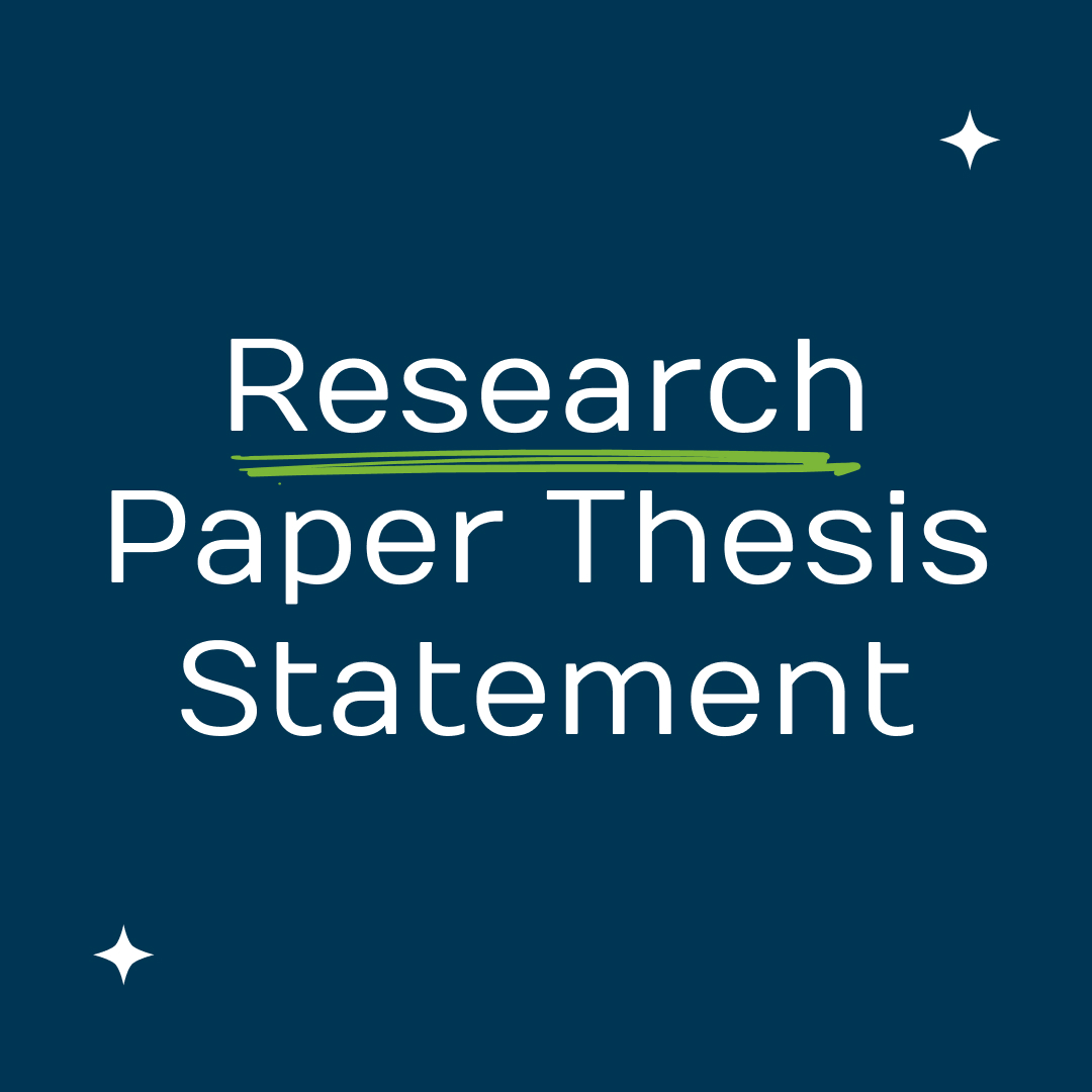 purpose of research paper thesis
