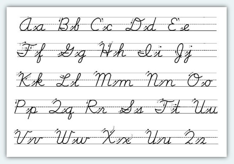 handwriting online font Write Students  in for Guide  A Learn Cursive to Research How