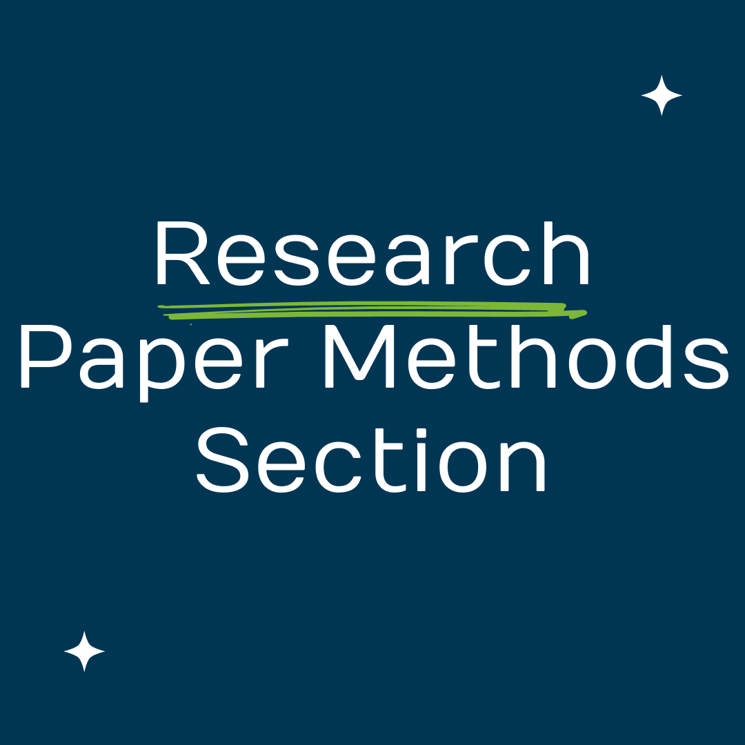 how to write the methods section of a dissertation
